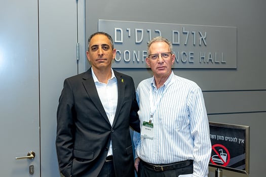 מימין לשמאל: חיים כהן וגיל כהן, צילום: רועי חסון